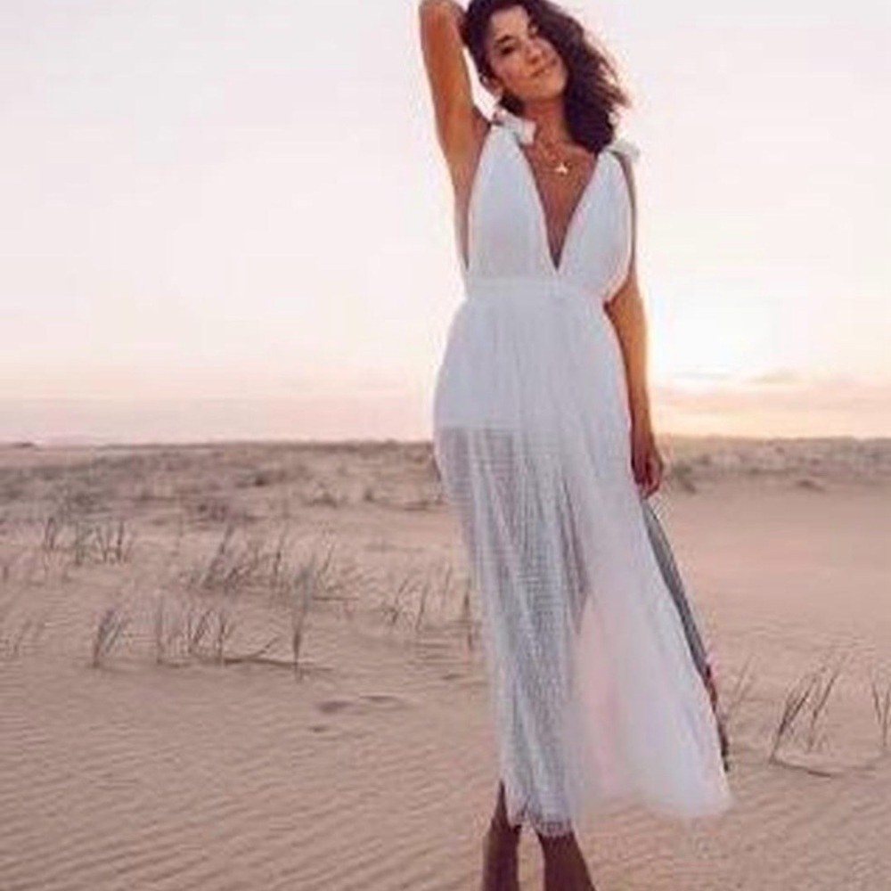 Her Empire White Maxi Dress